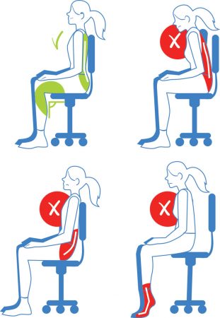 proper sitting position