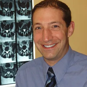 smiling man by MRI images
