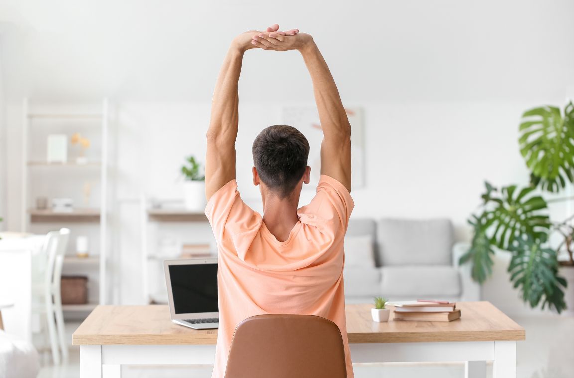 best spine exercises someone stretching their spine