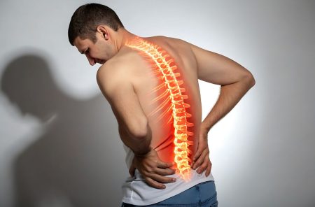 man with back pain