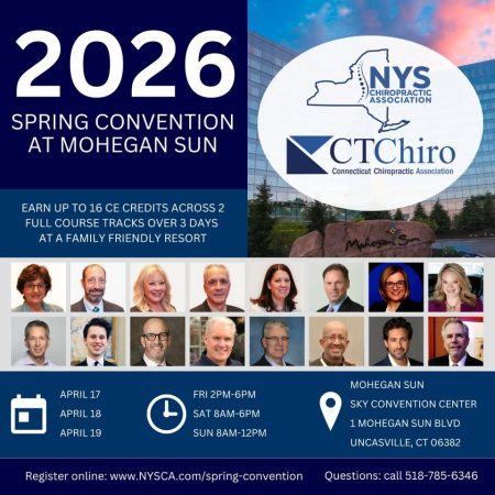Spring chiropractic convention flyer